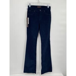James Jeans Reboot Navy Corduroy Skinny Boot Leg Stretch Pants size 25